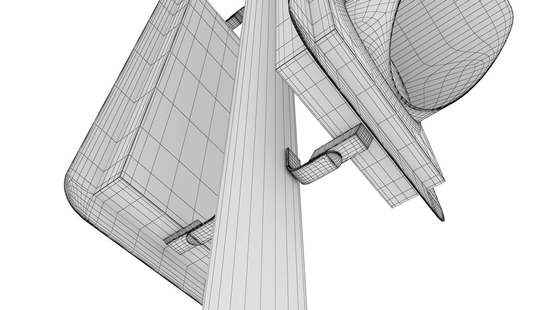 Traffic Light - UK Low-poly 3D model_9