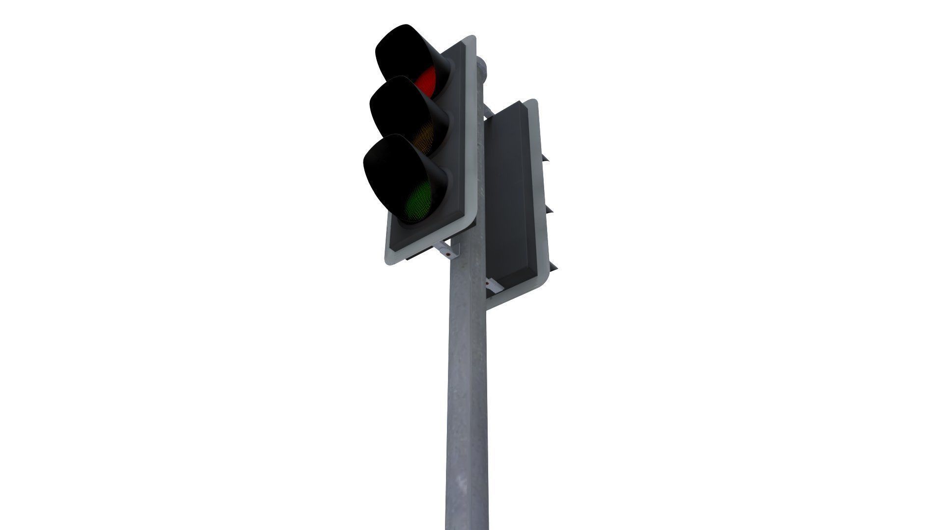 Traffic Light - UK Low-poly 3D model_2