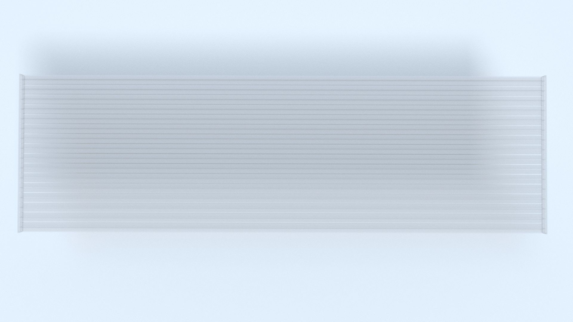 Polycarbonate panel Low-poly 3D model_4