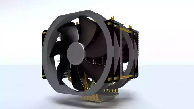 Dual Fan CPU Cooler - Noctua design
