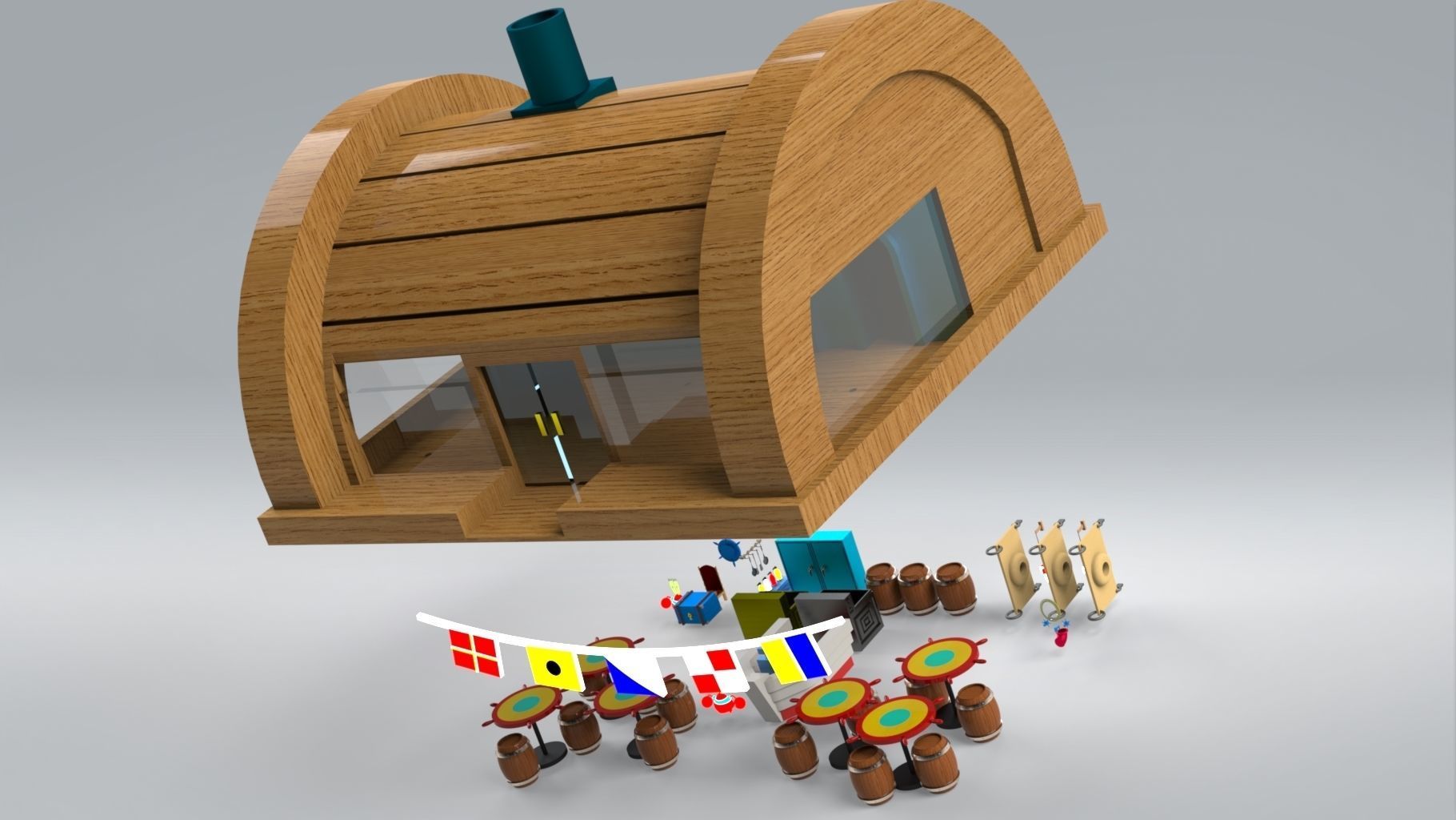 krusty krab full design and parts 3D model 3D printable | CGTrader