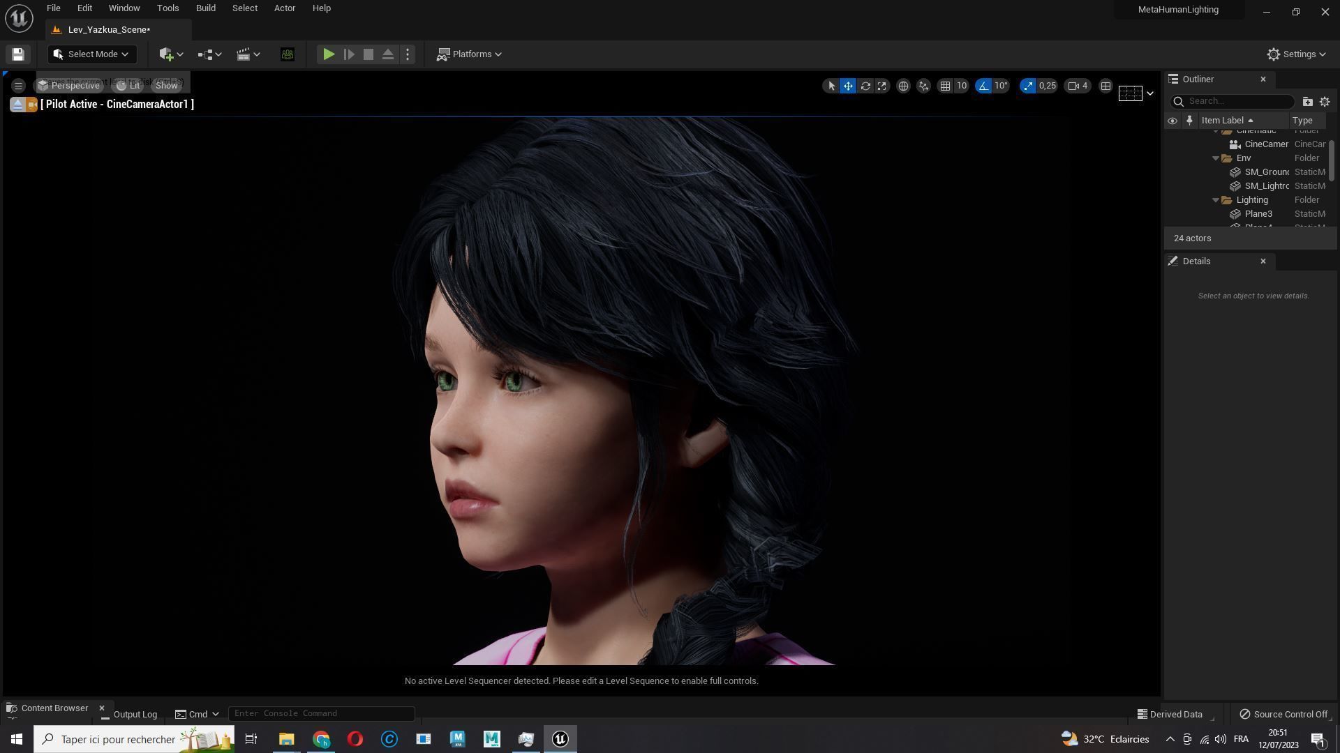 Merry-realistic sweet girl Low-poly 3D model_22