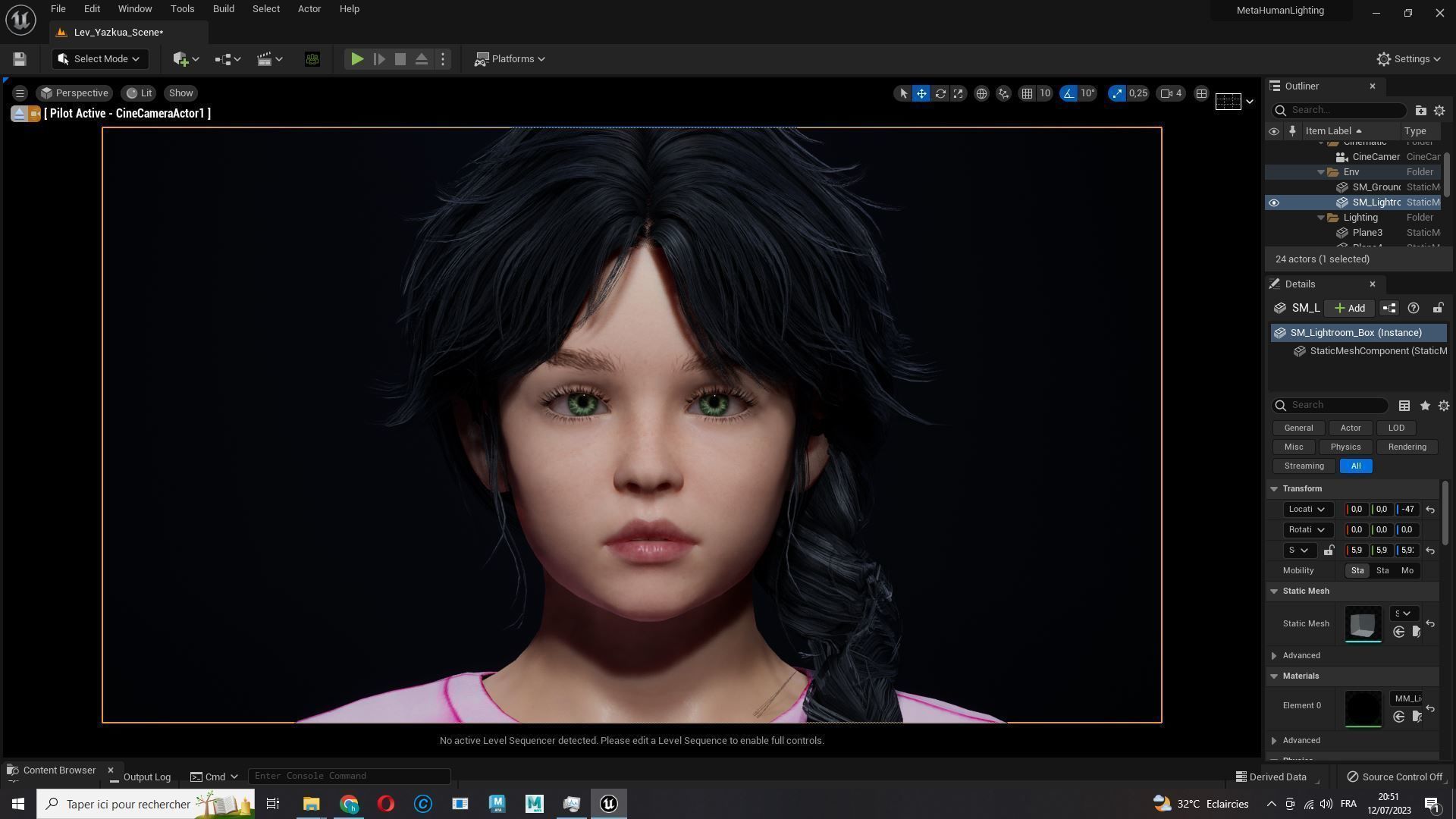 Merry-realistic sweet girl Low-poly 3D model_21