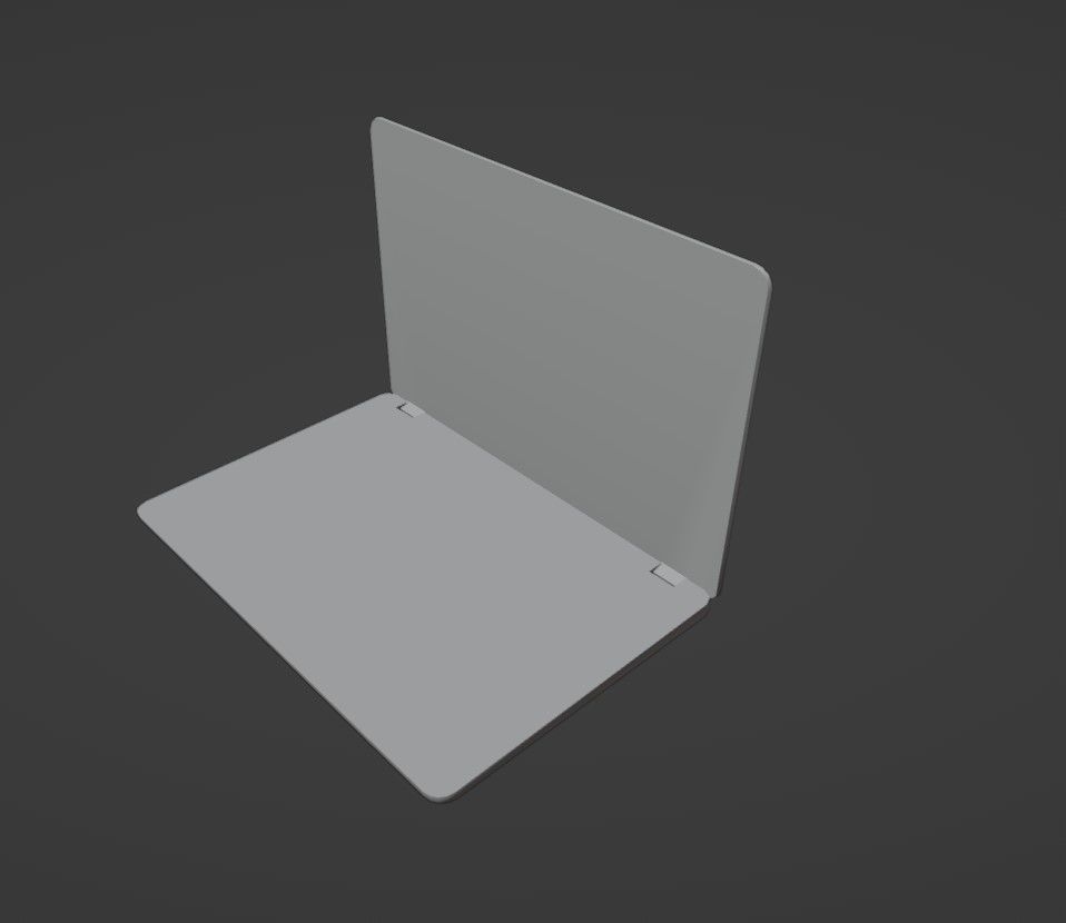 Notebook Gaming Laptop 3D design 3D model_3