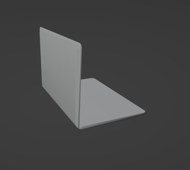 Notebook Gaming Laptop 3D design 3D model_1