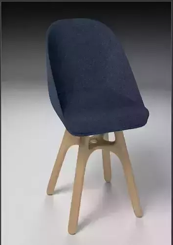 Modern chair 3D model design 3D model