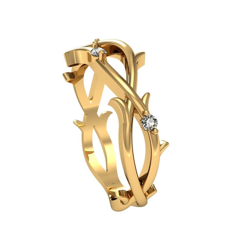 Thorn ring timberlys 3D print model_3