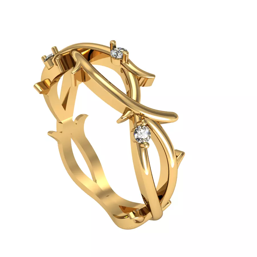 Thorn ring timberlys 3D print model_0