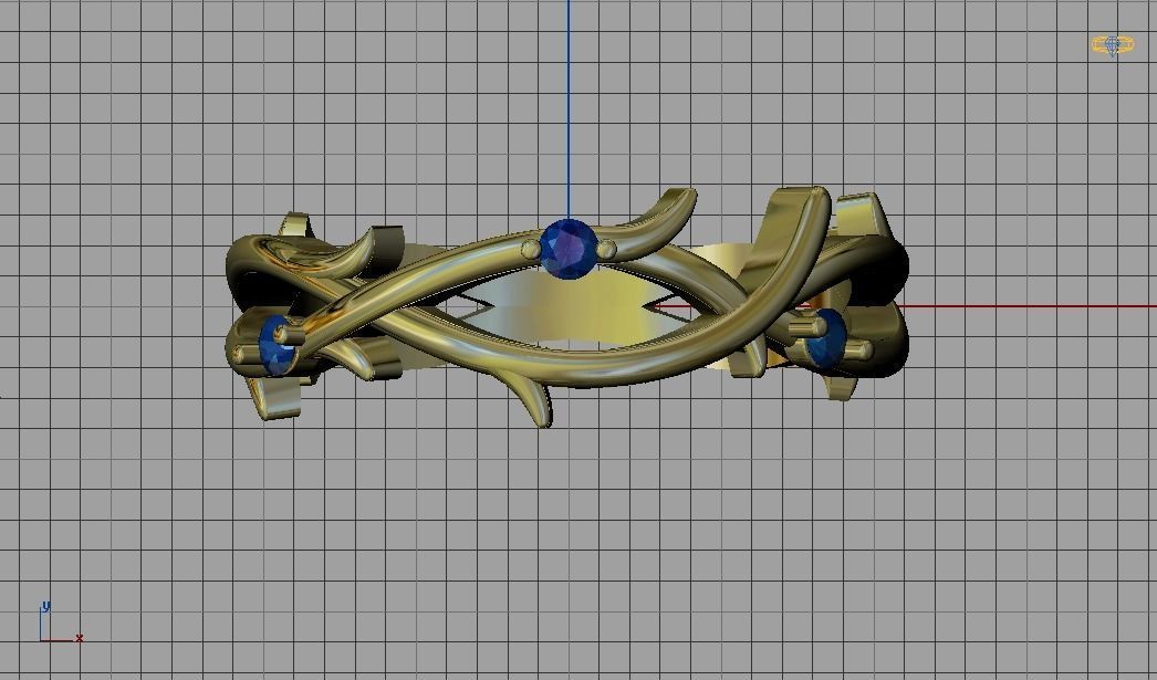 Thorn ring timberlys 3D print model_7