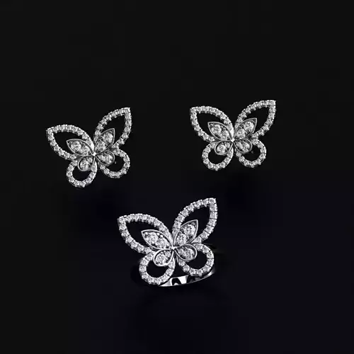 GRAFF Ring and Earrings