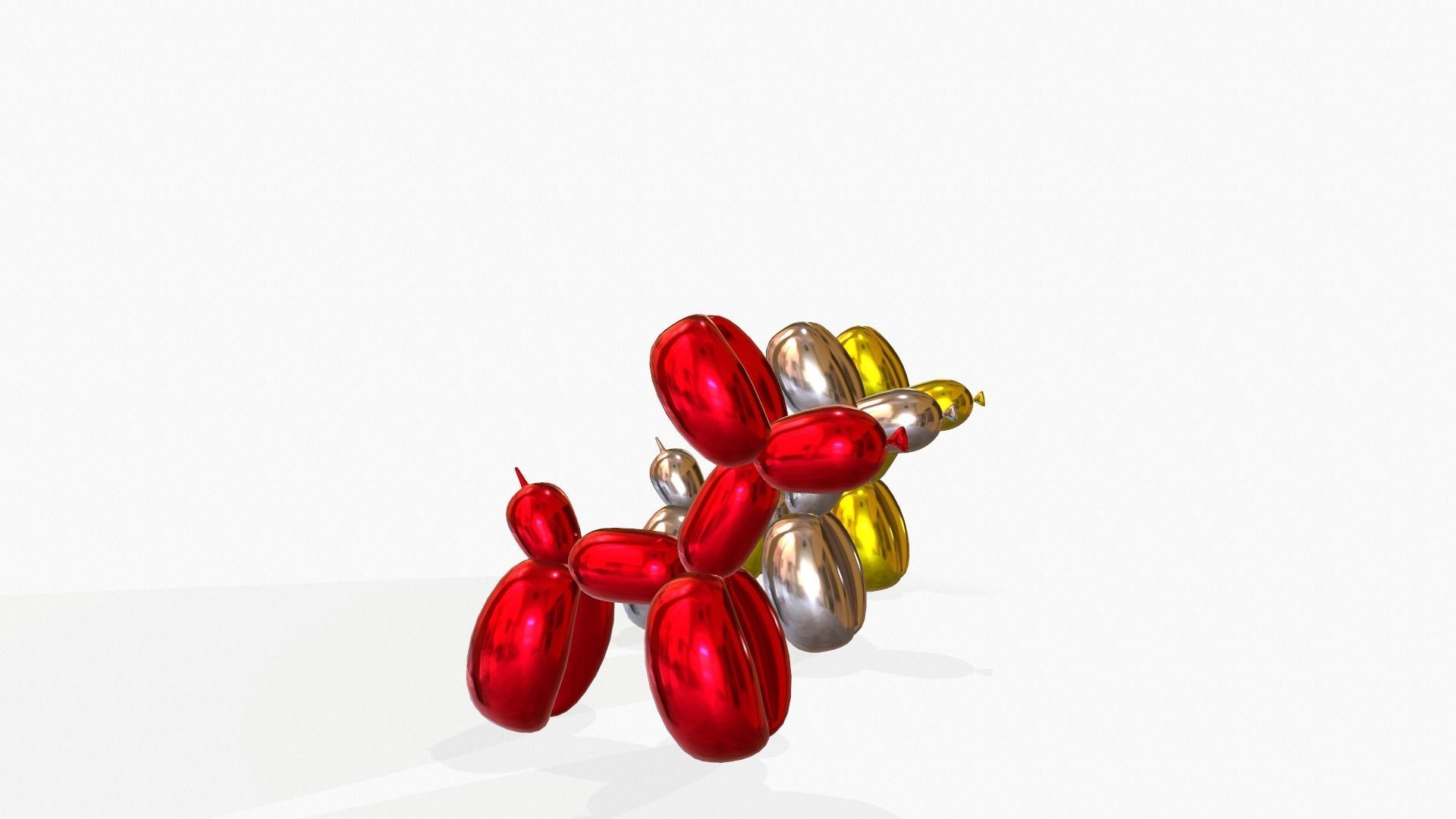 Balloon Dog 3D model_14