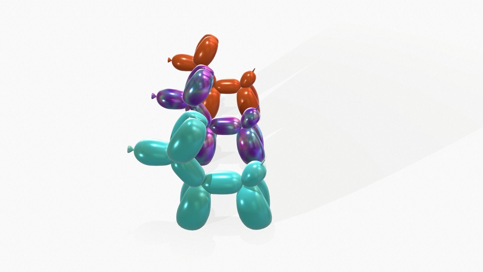 Balloon Dog 3D model_27