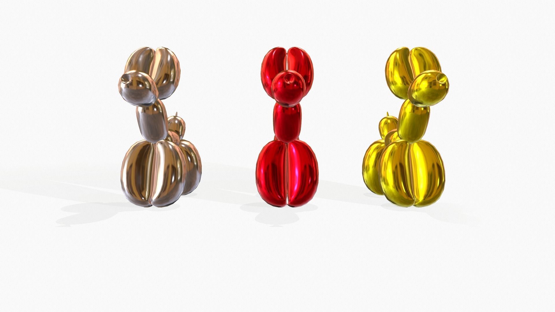 Balloon Dog 3D model_9