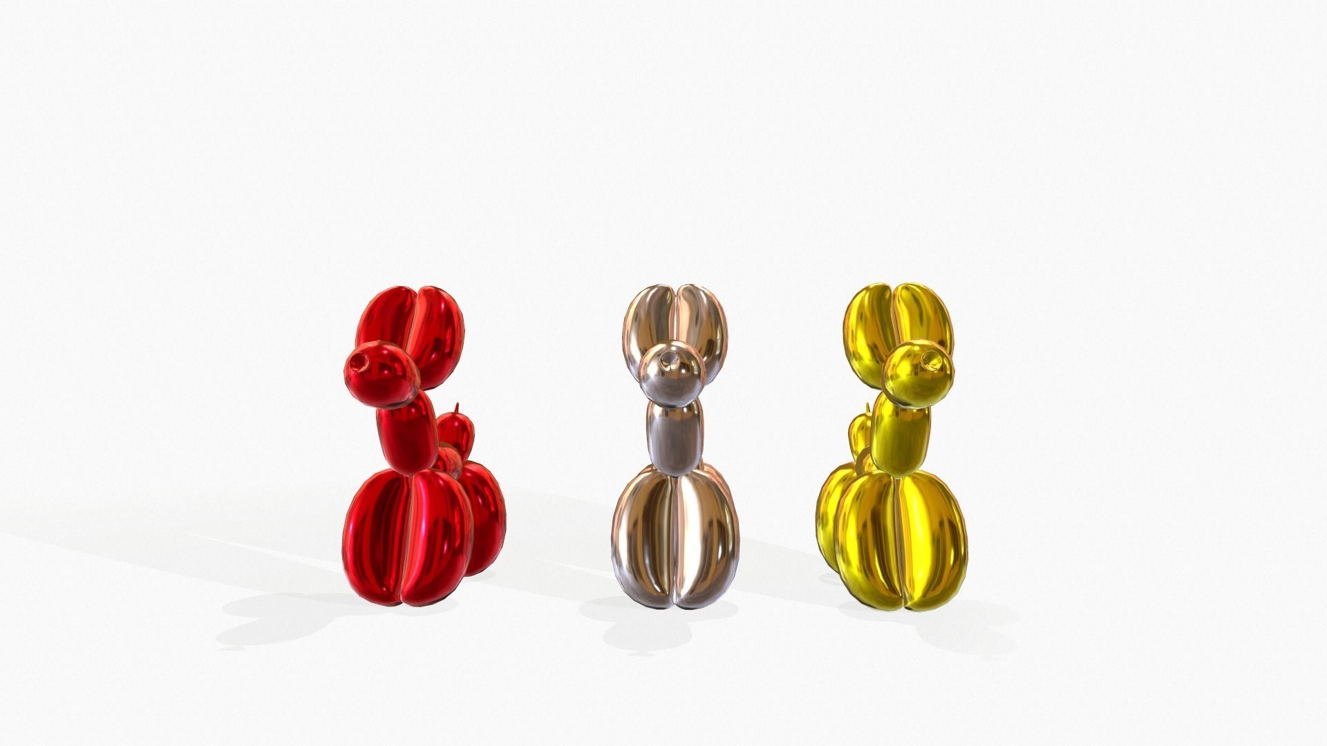 Balloon Dog 3D model_11