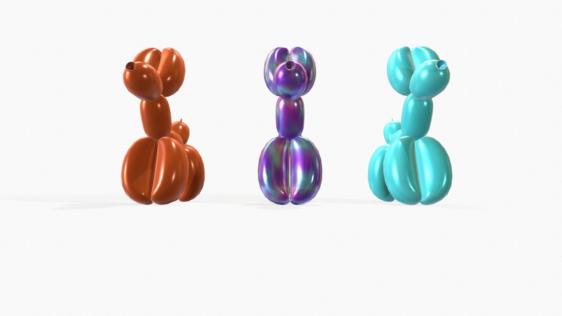 Balloon Dog 3D model_29