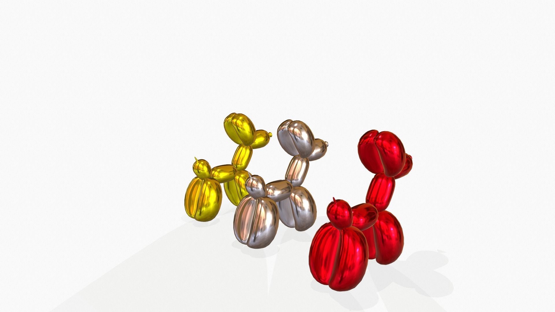 Balloon Dog 3D model_22