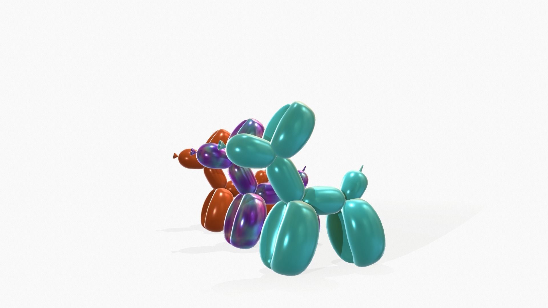 Balloon Dog 3D model_25