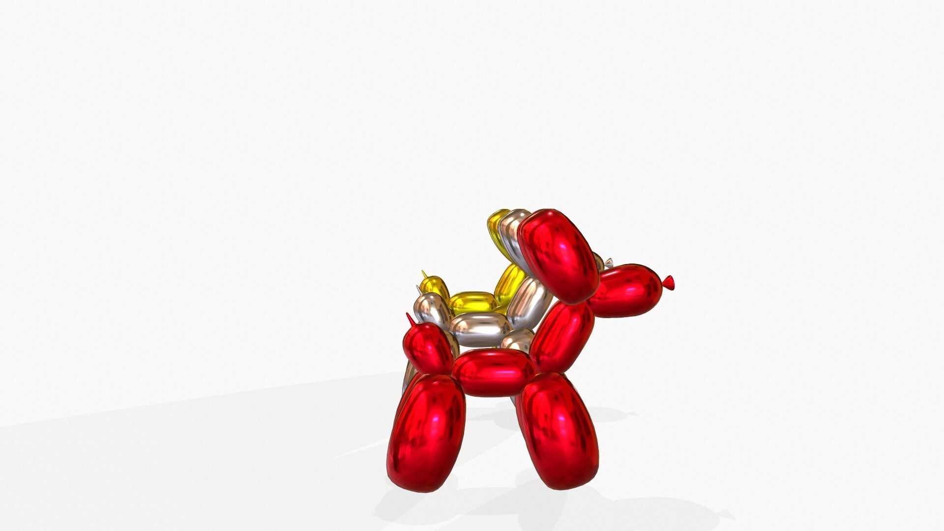 Balloon Dog 3D model_23