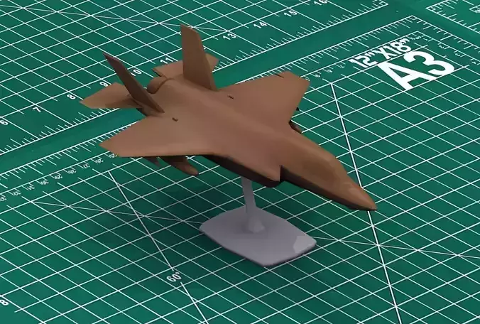 F35A 3D Print Model 3D print model