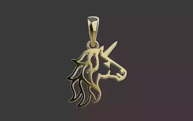 Unicorn Charm Pendants 0083