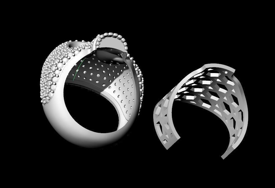 SKULL RING 3D print model_3