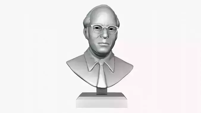 Thomas Kuhn Portrait Bust 3D Model