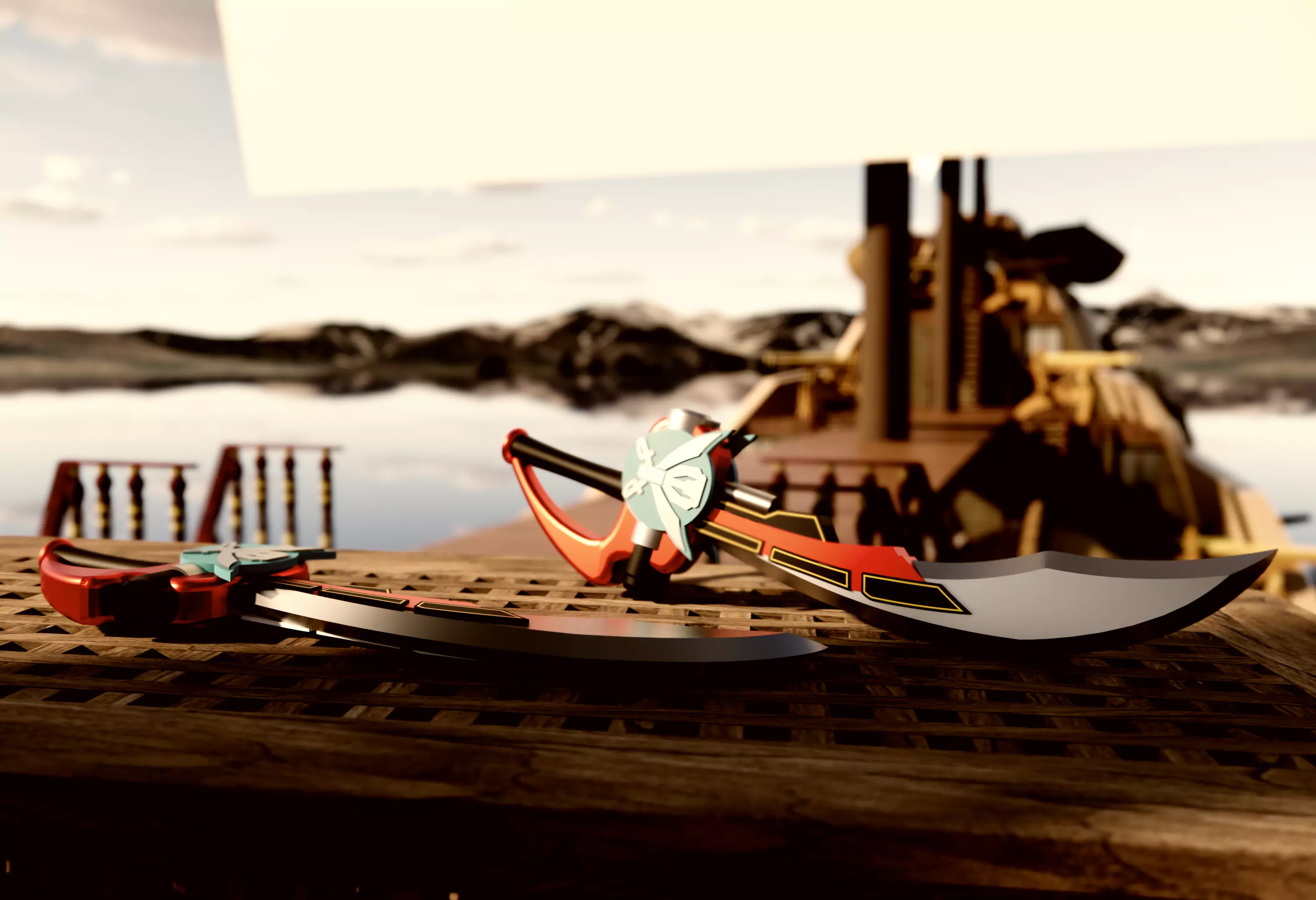 Cimitarra from Super Sentai Gokaiger  3D print model_0