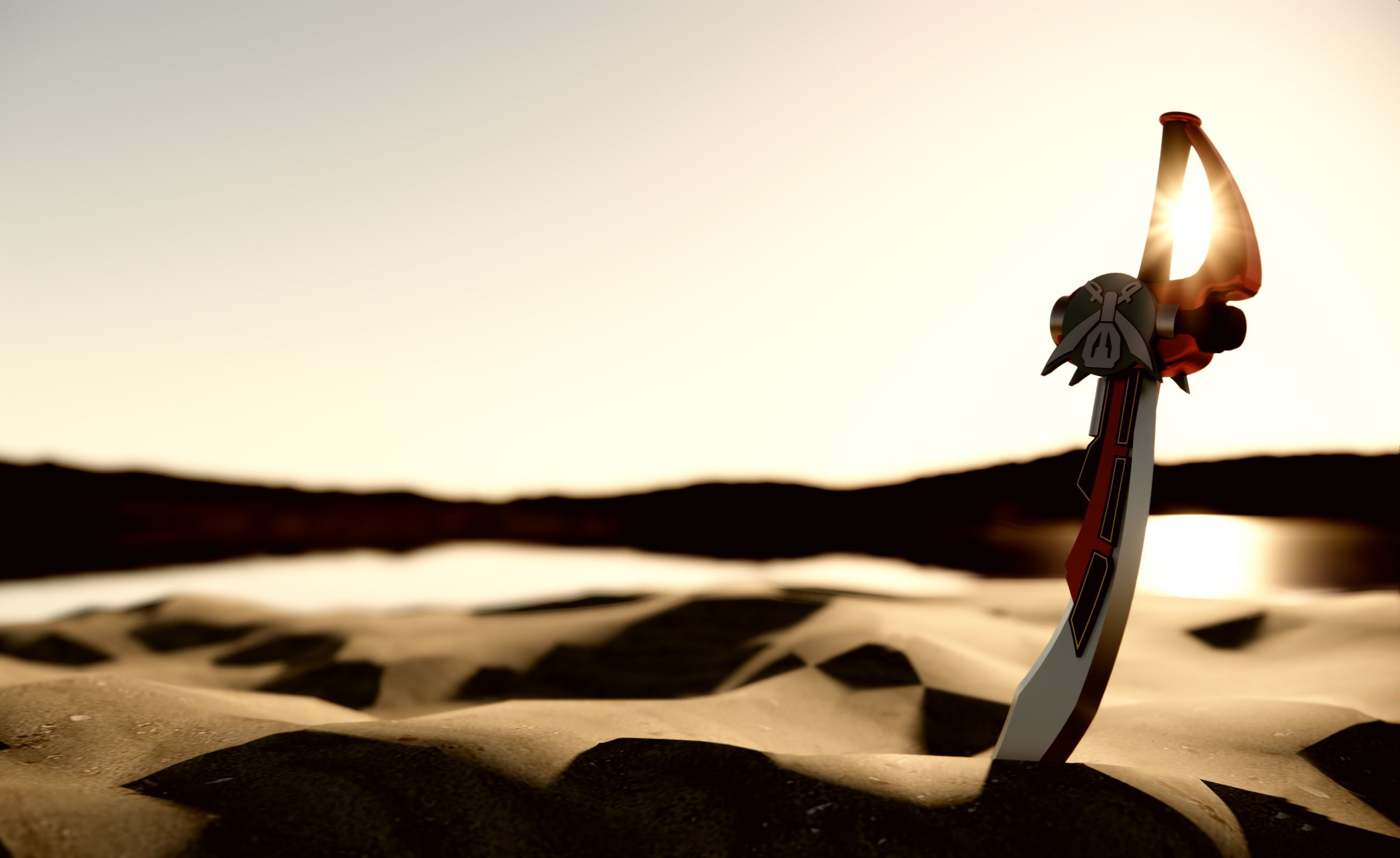 Cimitarra from Super Sentai Gokaiger  3D print model_1