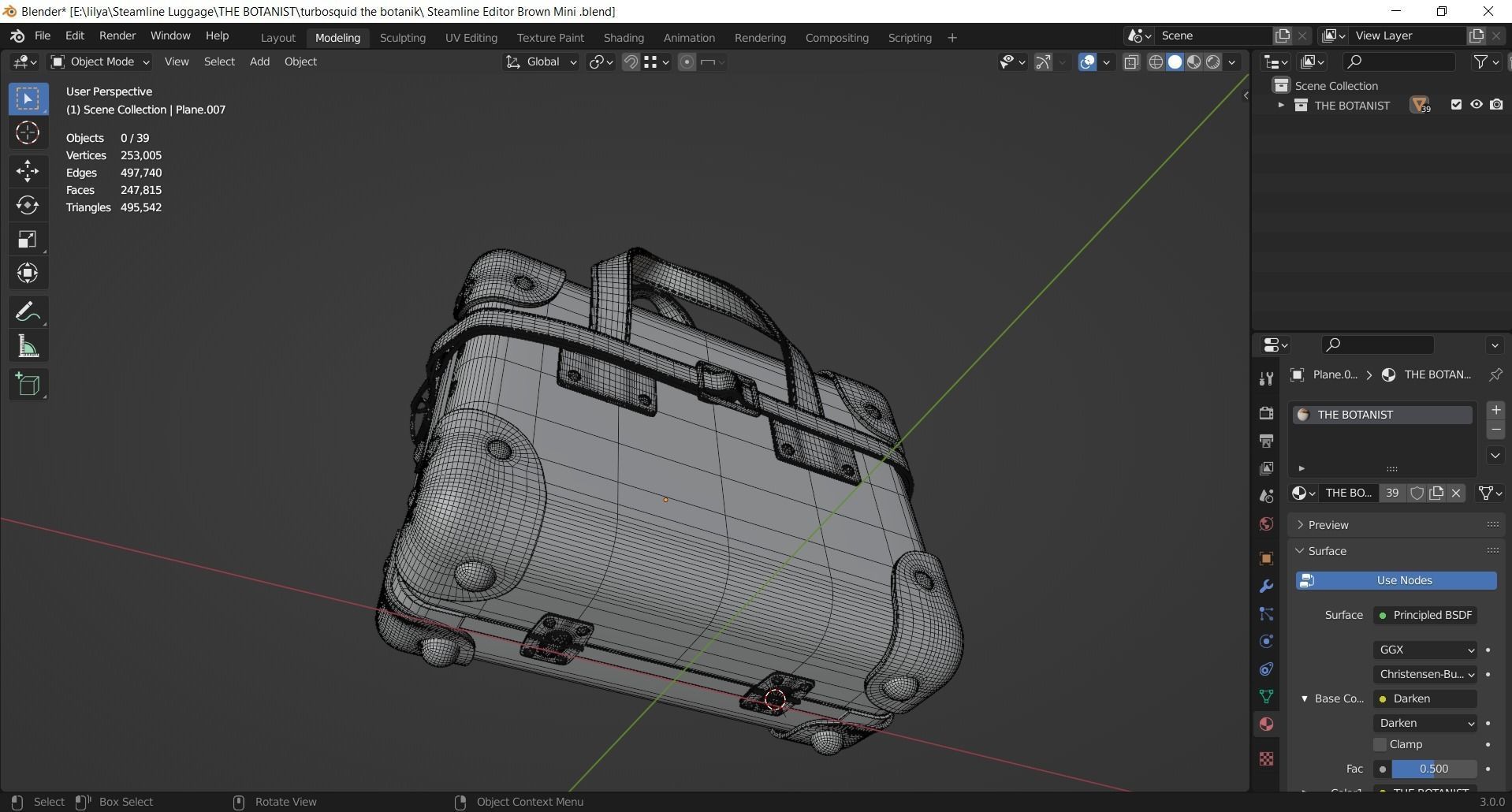 Steamline Editor Brown Mini 3D model_10