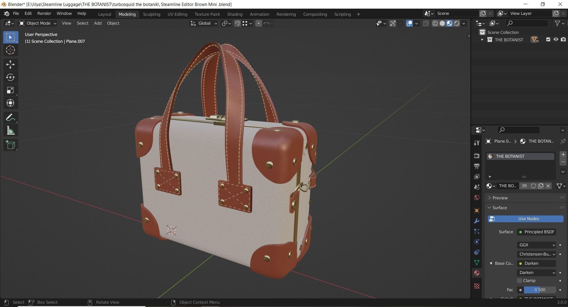 Steamline Editor Brown Mini 3D model_8