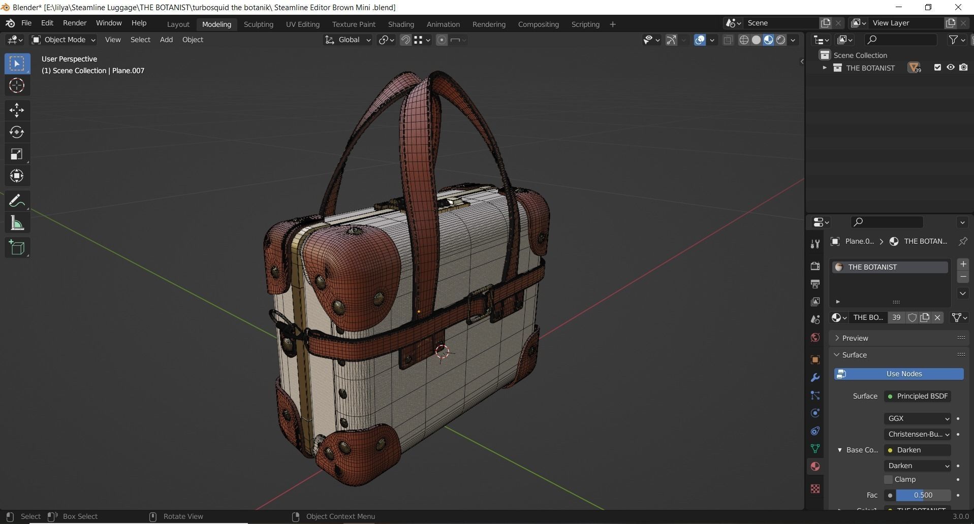 Steamline Editor Brown Mini 3D model_9