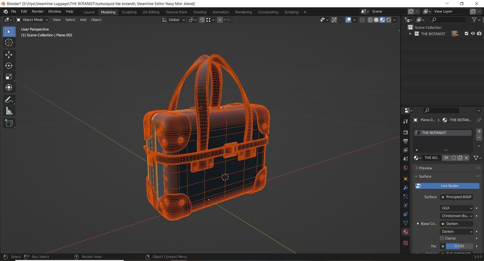 Steamline Editor Navy Mini 3D model_9