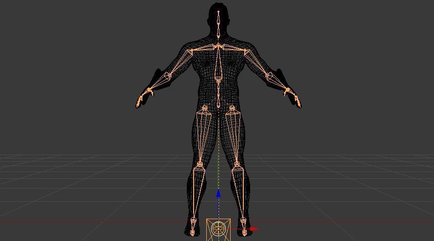 Nightwing Low-poly 3D model_20