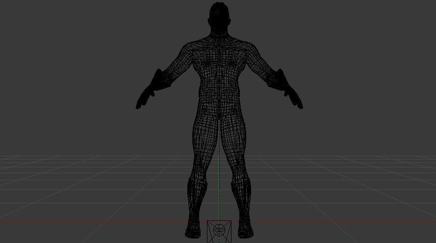 Nightwing Low-poly 3D model_16