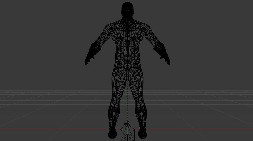 Nightwing Low-poly 3D model_19