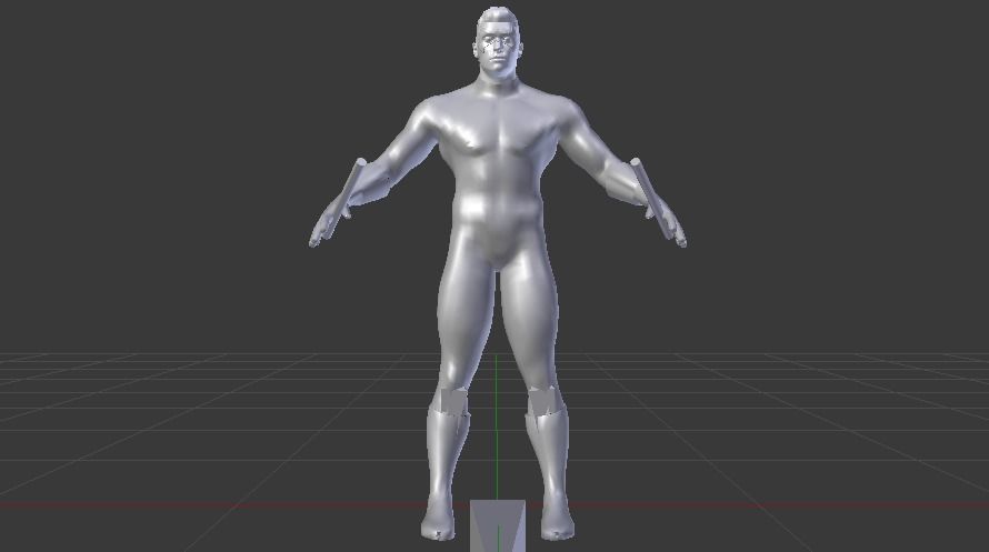 Nightwing Low-poly 3D model_12