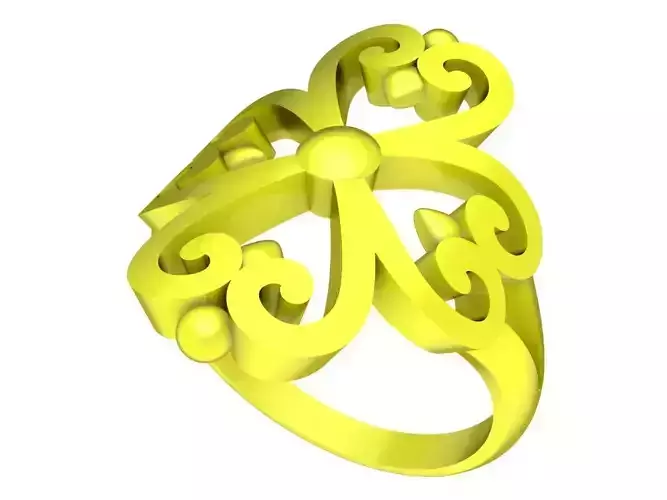 5780 heart women ring 