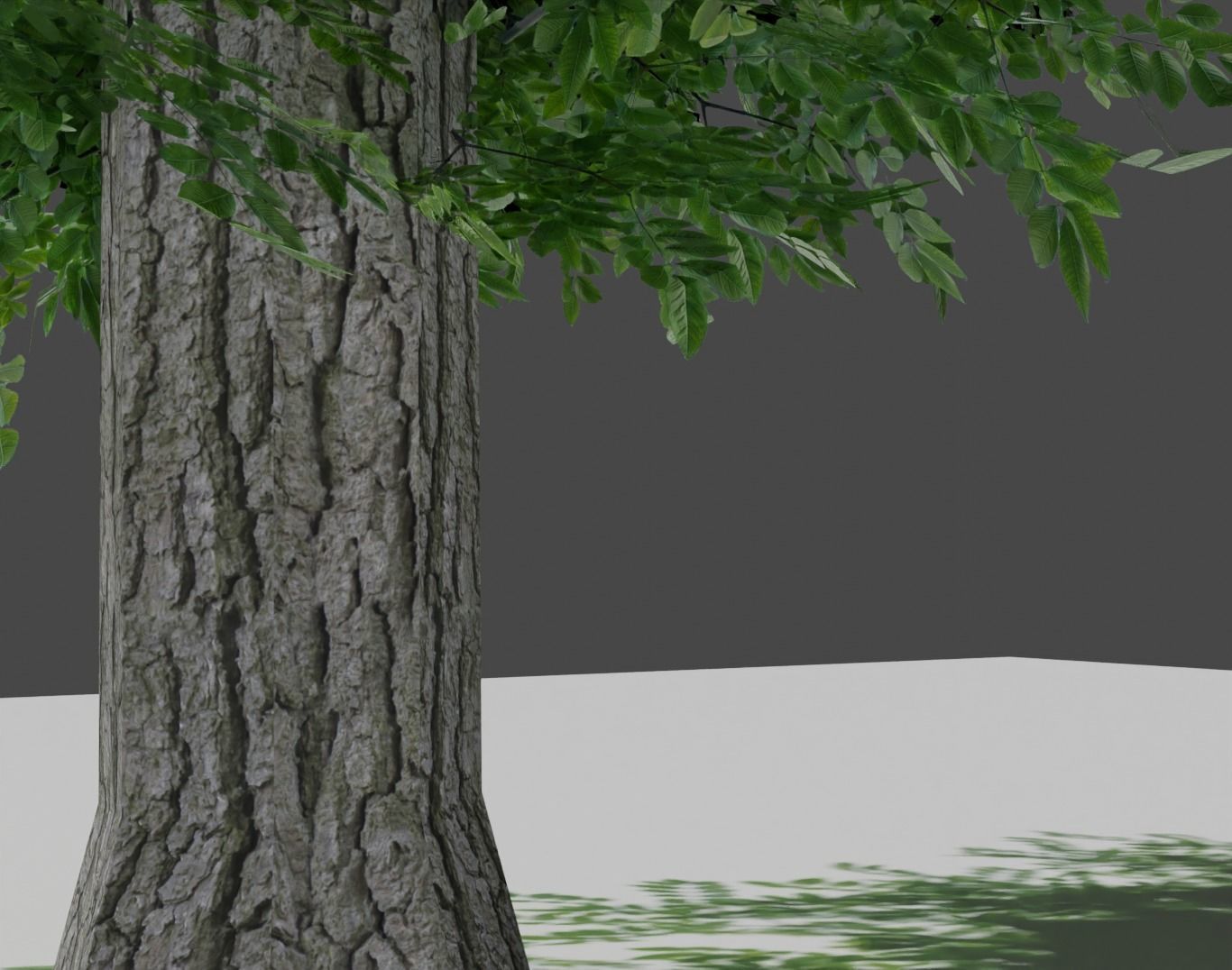 flora tree Low-poly 3D model_2