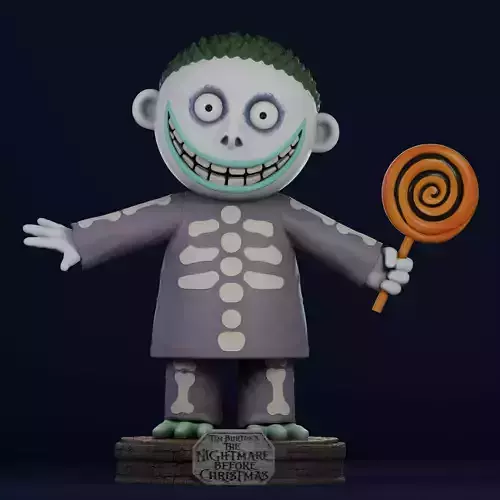 BARREL NIGHTMARE BEFORE CHRISTMAS 3D model