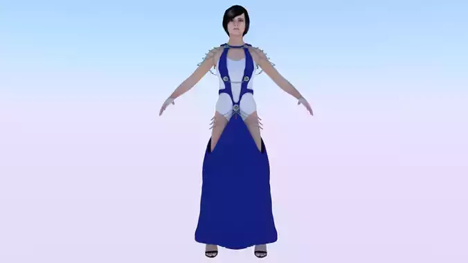 Woman in a Dress 044