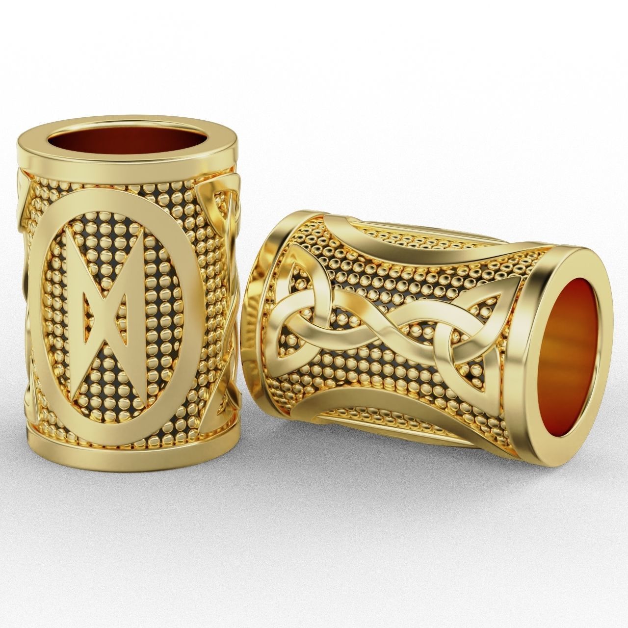 Rune Charm Daegaz 3D print model_2