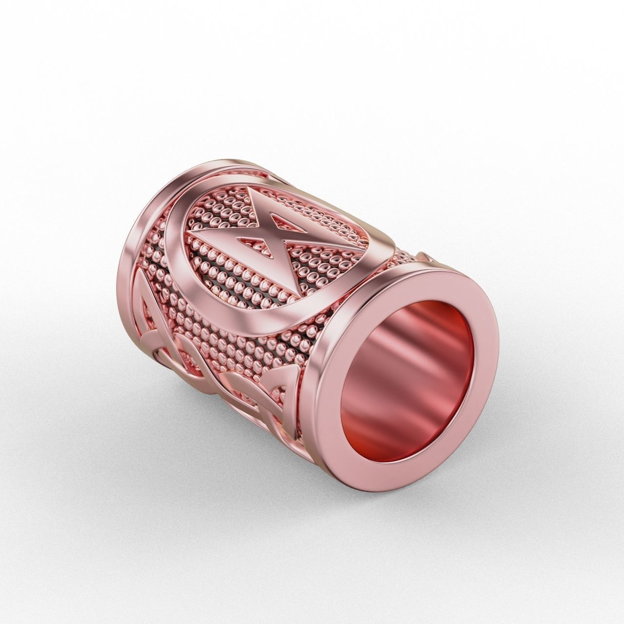 Rune Charm Daegaz 3D print model_4