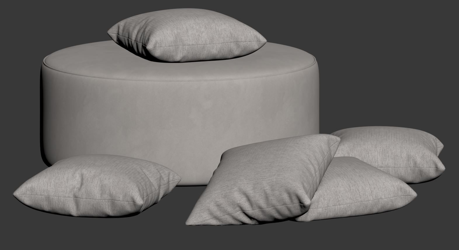 Ottoman 100cm by Gorgeous Creatures 3D model_13
