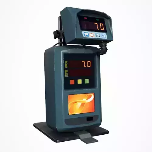 PBR Hong Kong Hong Kong Octopus Machine Low-poly