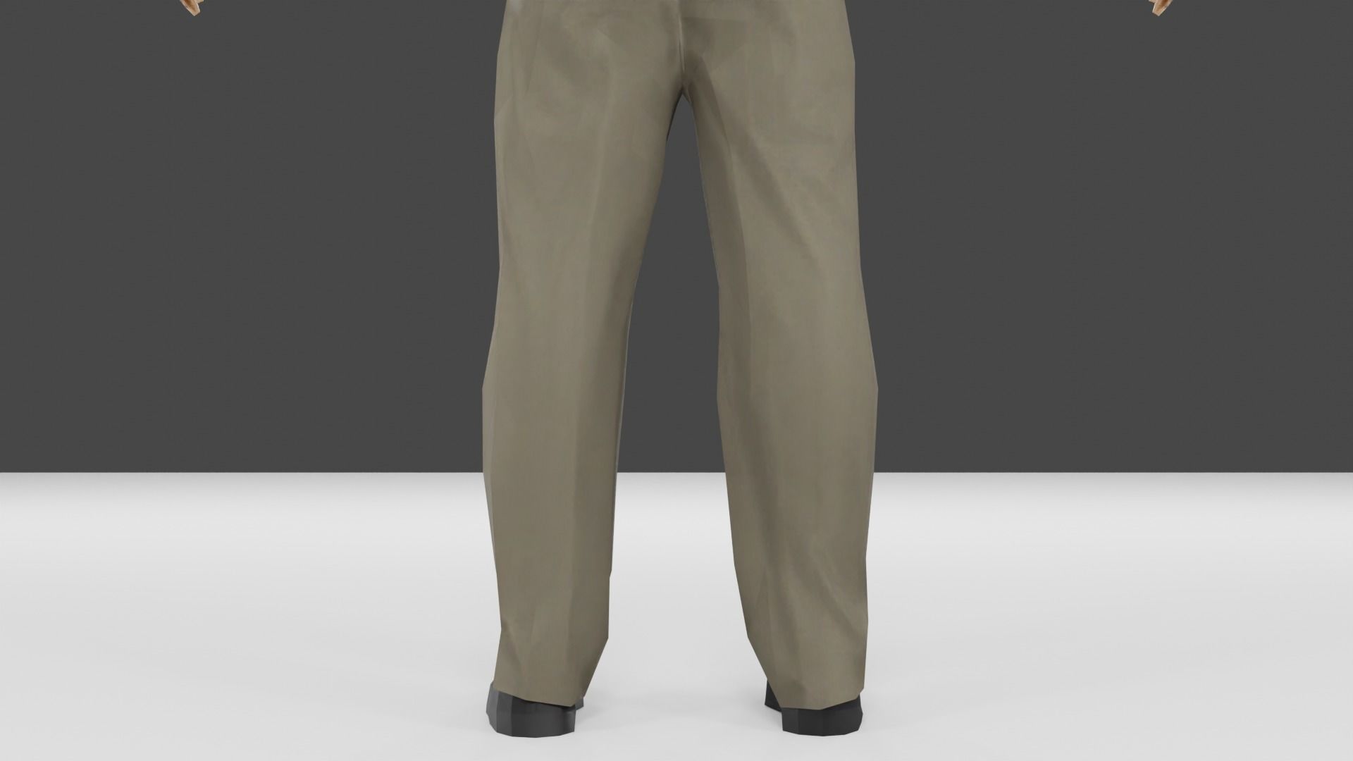 Business man Low-poly 3D model_56