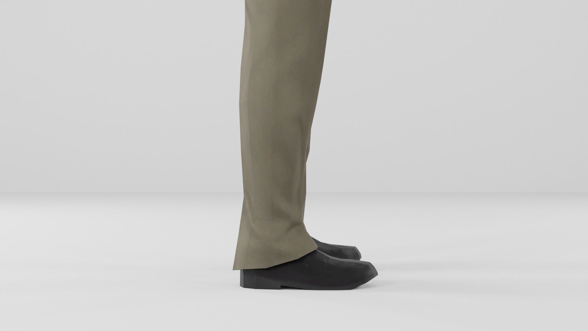 Business man Low-poly 3D model_47