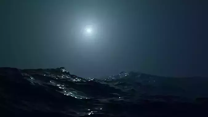 cinematic ocean  3D model
