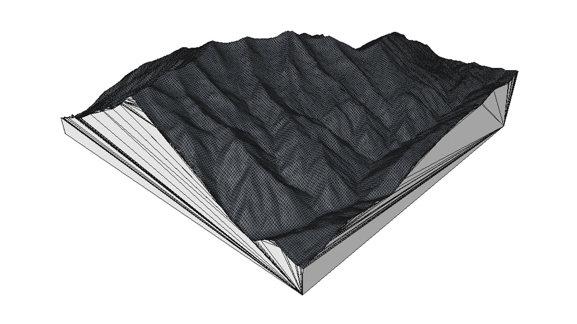 Mount Nebo 3D model_5