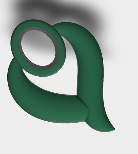 Single Stone Unique earrings 3D design  3D print model