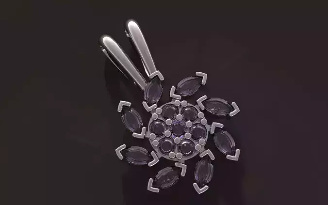 BEUTIFULL MARQUISE PENDANT 3D print model